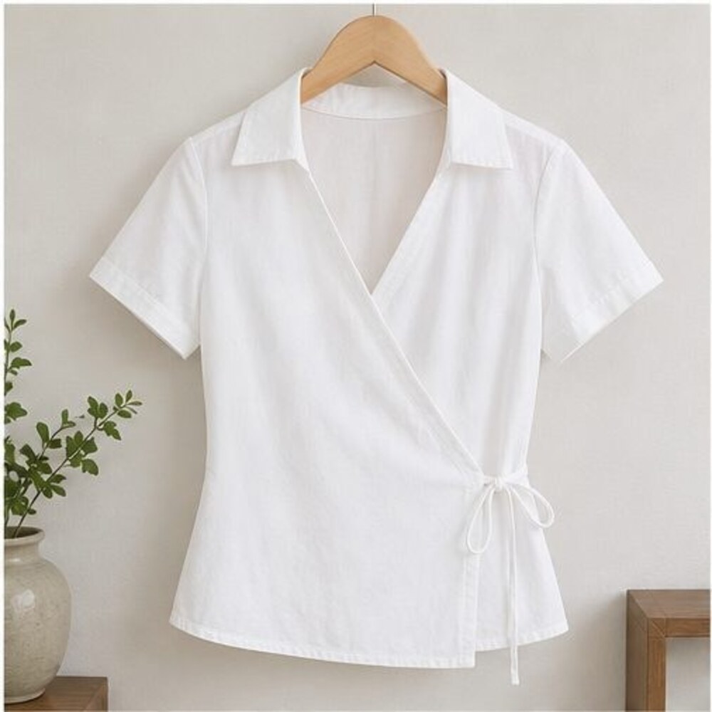 White Smocked Top